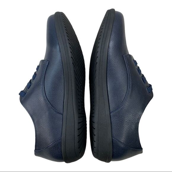 🔵NWT Comfortview Celinda Faux Leather Navy Blue Oxford Flat Loafers 7 W - Picture 6 of 8